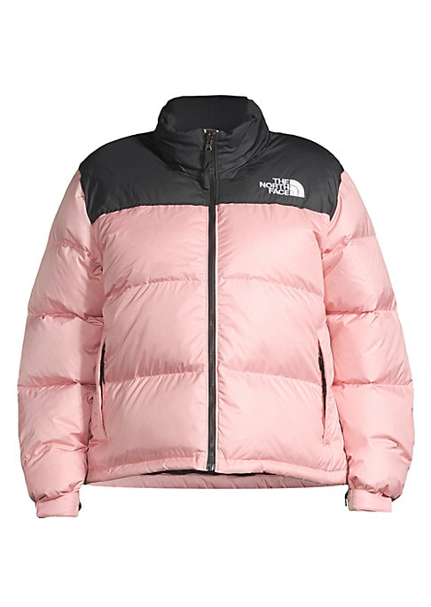 Retro Colorblock Down Jacket