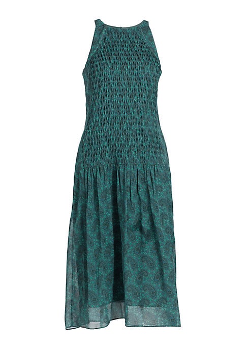 Silk Smock Dress