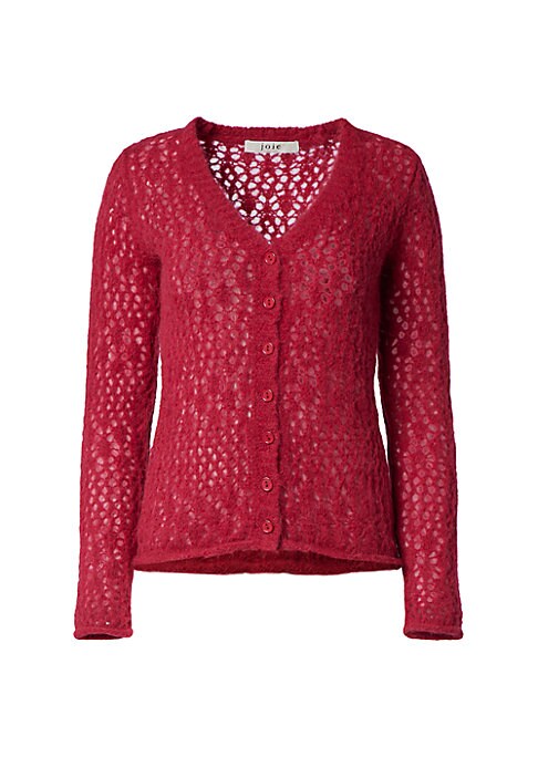 Textured V-Neck Cardigan
