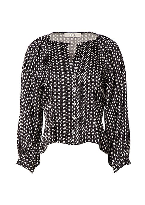 Chic Patterned Blouse
