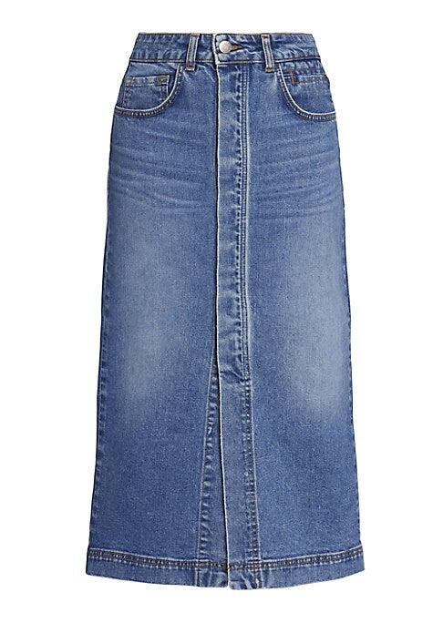 Silhouette Denim Skirt