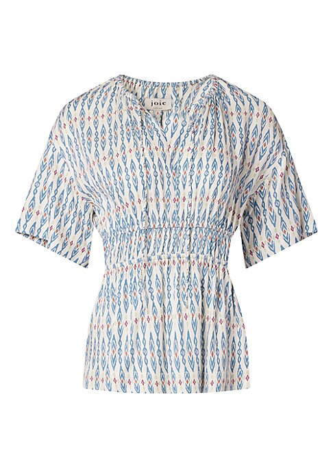 Ikat Peplum Chic Top