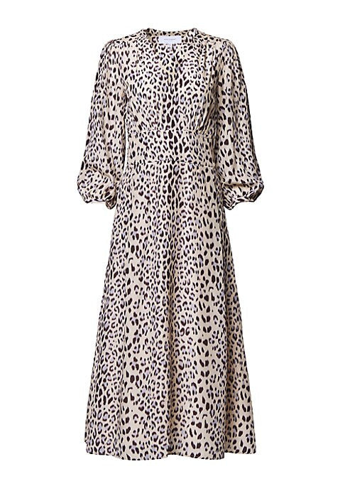 Leopard Luxe Midi Dress