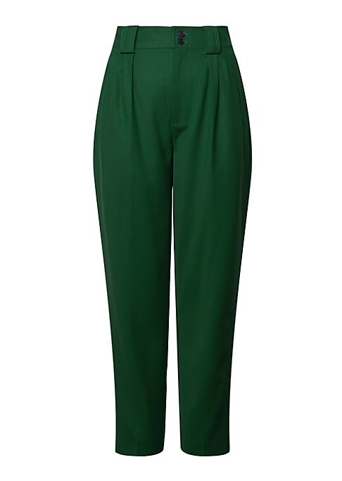Chic Wool-Blend Trousers