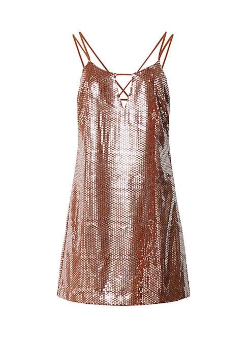 Shimmering Slip Dress