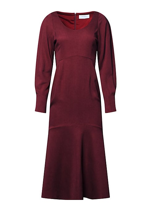 Scoop Neck Midi Elegance