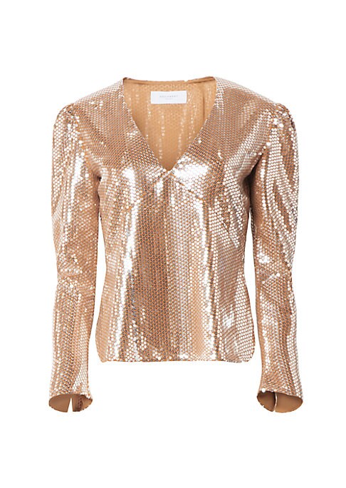 Sparkling V-Neck Top