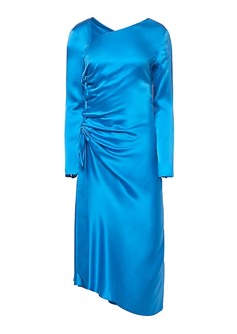 Silk Charm Midi Dress