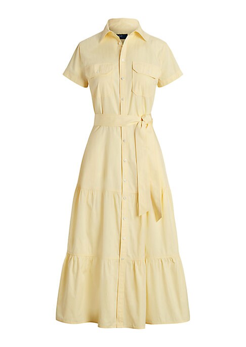 Belted Cotton Dress
