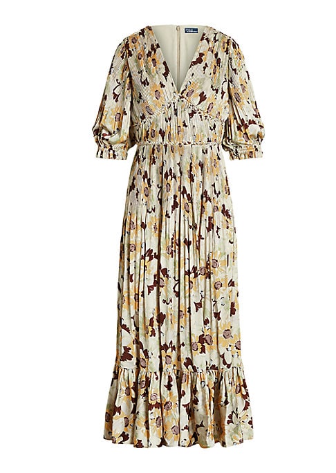 Blooming V-Neck Gown
