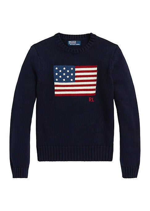 Patriotic Cotton Sweater