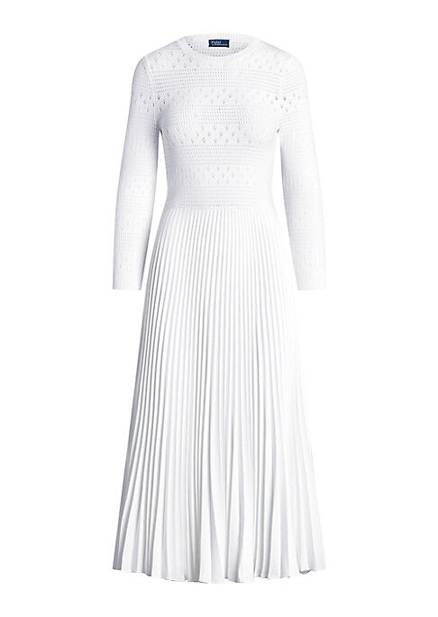 Fit-and-Flare Knit Dress