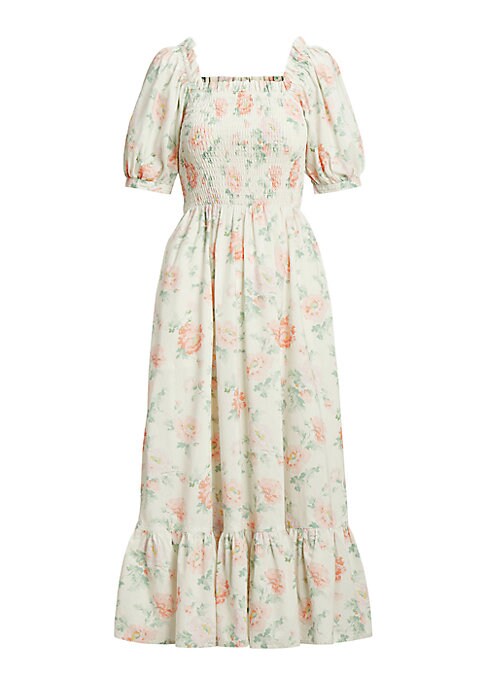 Floral Elegance Midi Dress