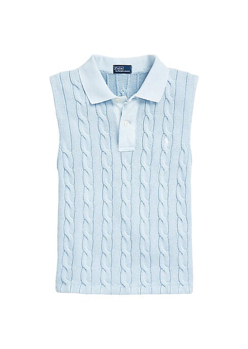 Knit Polo Sweater Top