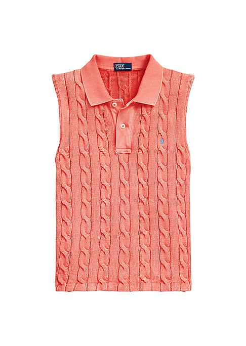 Knit Polo Sweater Vest