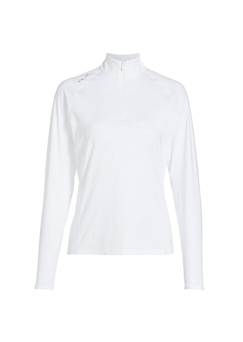 Sporty Stretch Quarter-Zip Top