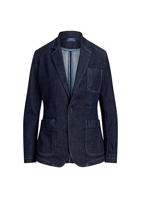 Denim Stretch Blazer