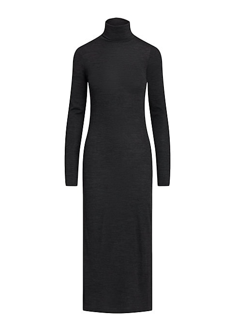 Chic Wool Midi Dress