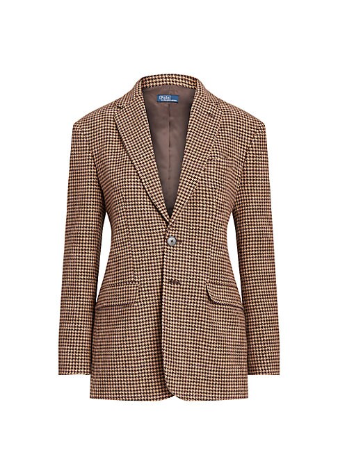 Chic Houndstooth Blazer