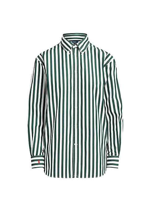 Casual Stripe Poplin Shirt