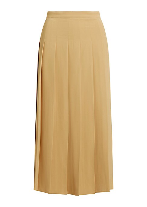 Elegant Satin A-Line Skirt