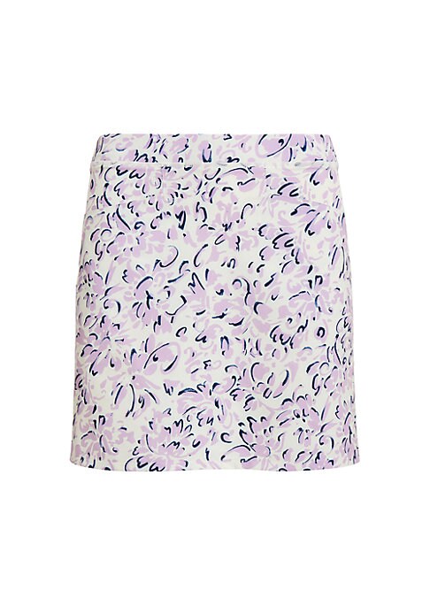 Floral Pleated Miniskirt
