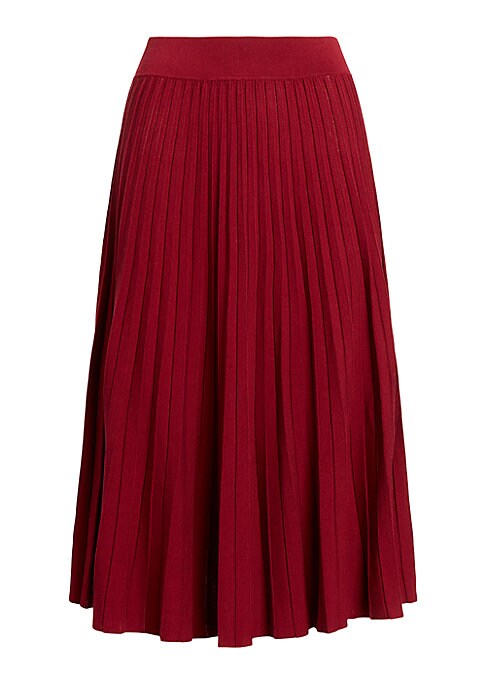 Sunny Pleat Midi Skirt