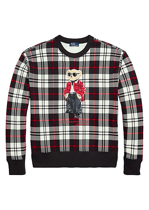 Bear Plaid Sweatshirt