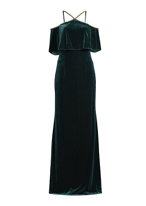 Velvet Elegance Gown