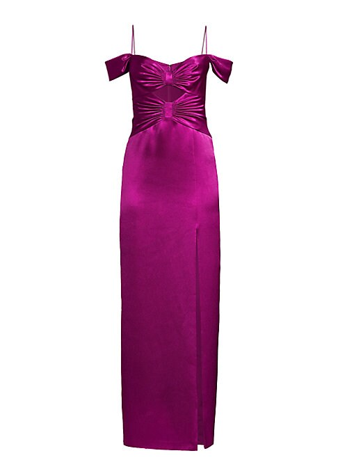 Elegant Satin Evening Gown