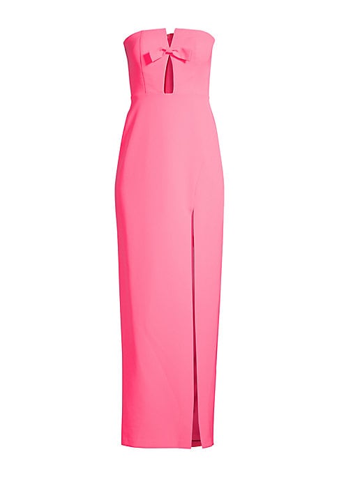 Elegant Bow Cutout Gown