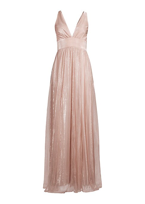 Glimmering V-Neck Dress