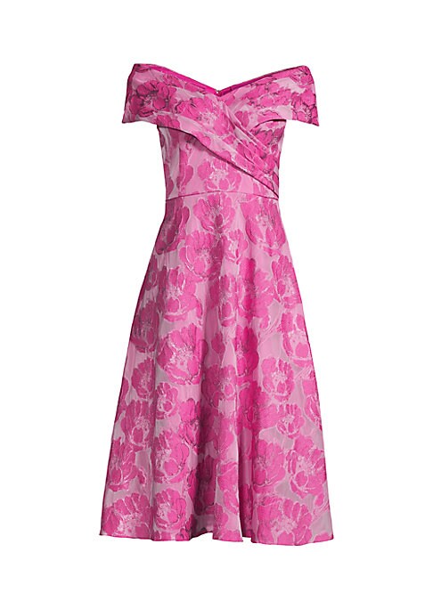 Floral Sweetheart Midi Dress