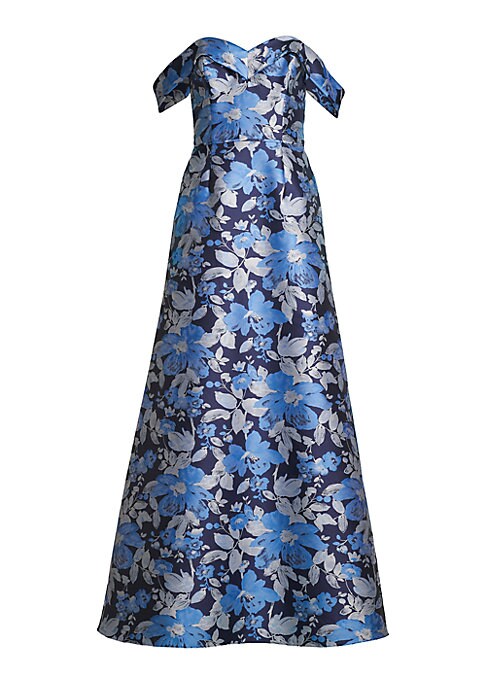 Elegant Jacquard Ballgown