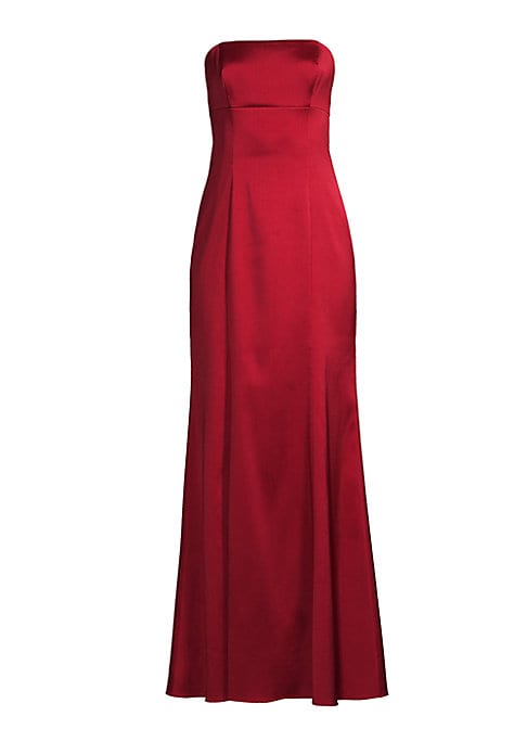 Elegant Satin A-Line Dress