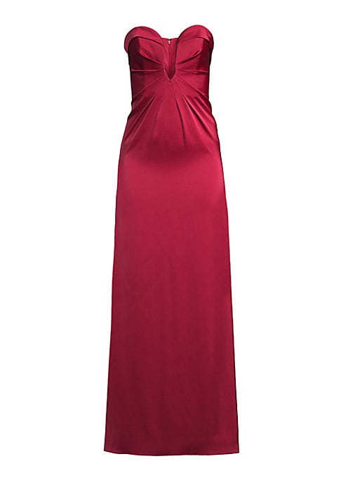 Elegant Satin Evening Gown