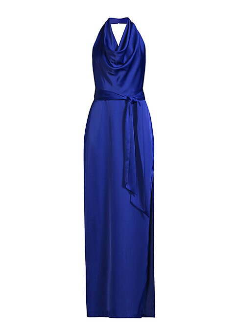Lustrous Cowl Dress
