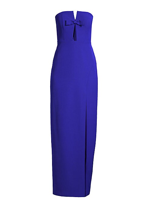 Elegant Bow Cut-Out Gown