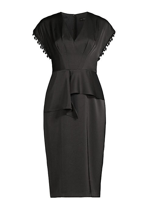 Chic Satin Sheath Dress