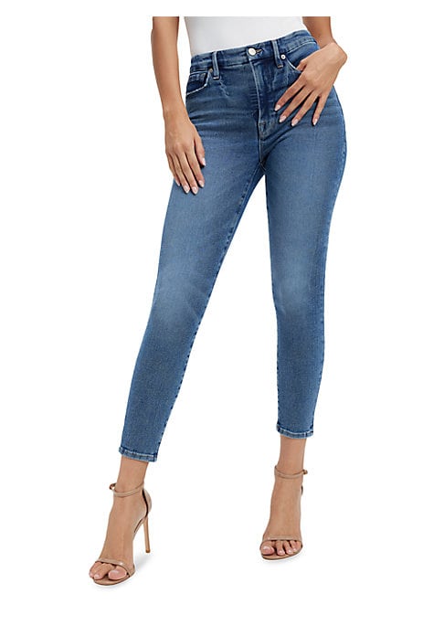 Chic High-Rise Crop Jeans