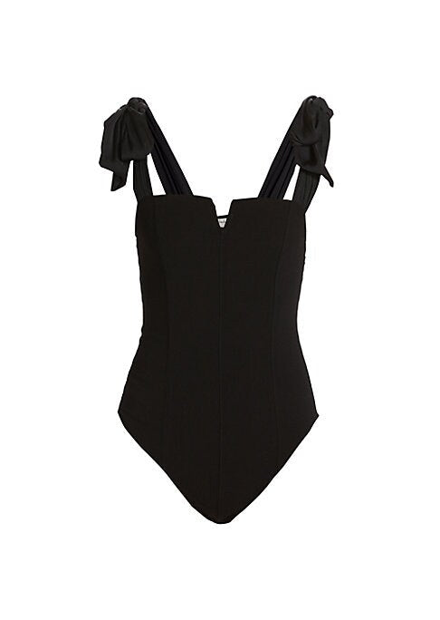 Chic Tie-Shoulder Bodysuit