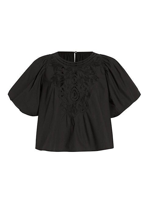 Lace Balloon Top