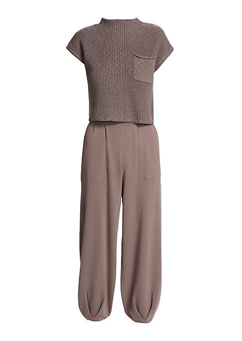 Cozy Knit Lounge Ensemble