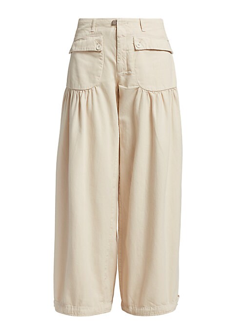 Stylish Wide-Leg Denim Pants
