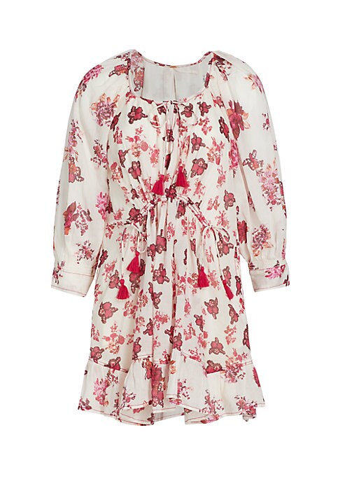 Floral Flounce Mini Dress