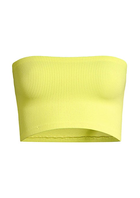 Ribbed Strapless Bralette