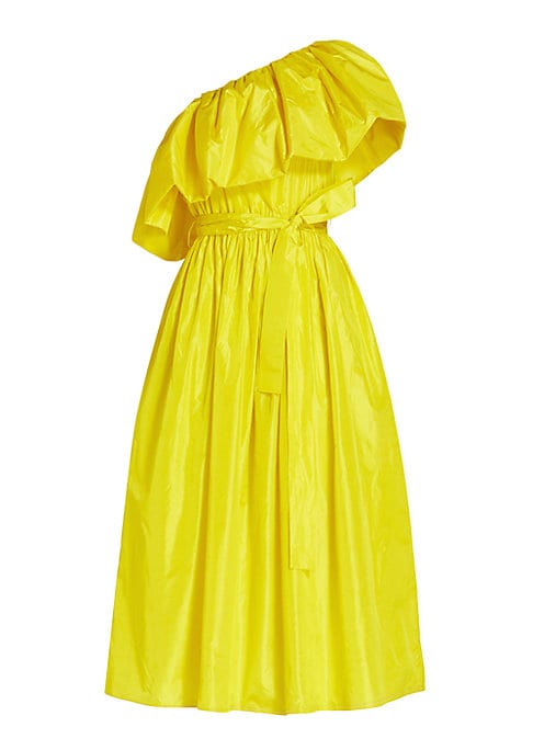 Asymmetric Ruffle Dress