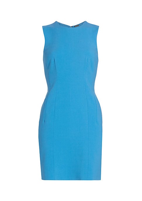Chic Sleeveless Wool Dress