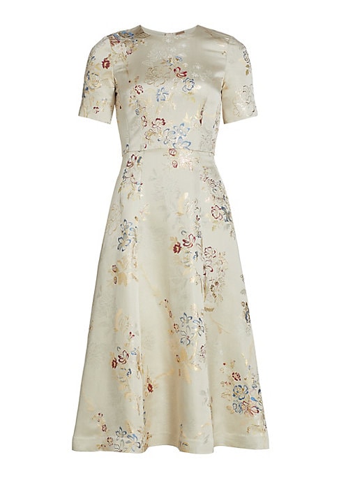 Floral Elegance Midi Dress