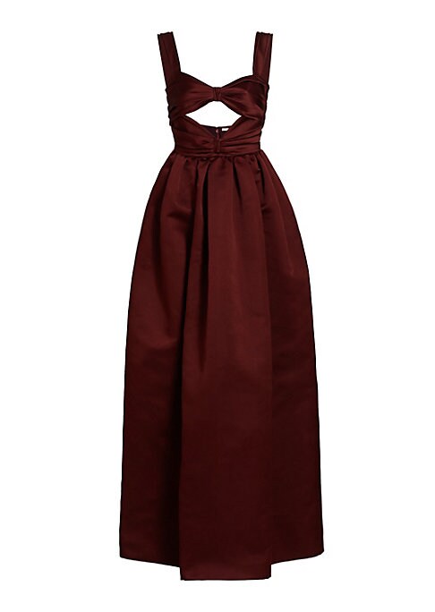 Silk Pleated Ballgown